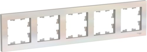 Рамка универсальная Systeme Electric AtlasDesign 5-м. жемчуг фото Рамка универсальная Systeme Electric AtlasDesign 5-м. жемчуг картинка